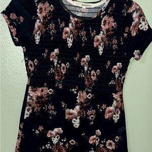 #12 Rewind XS , soft blouse with pleated lid section front and back